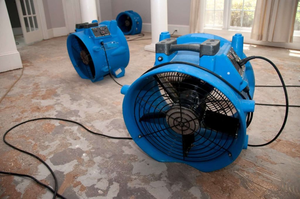 Restoration work underway at an Orange County property