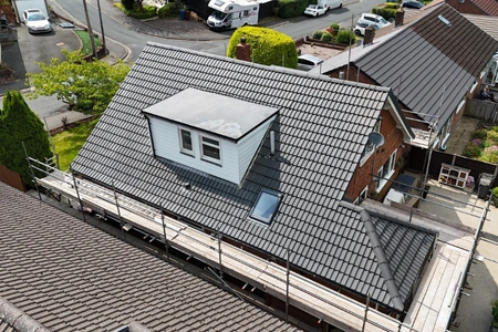 Recent re roofing job in burnley