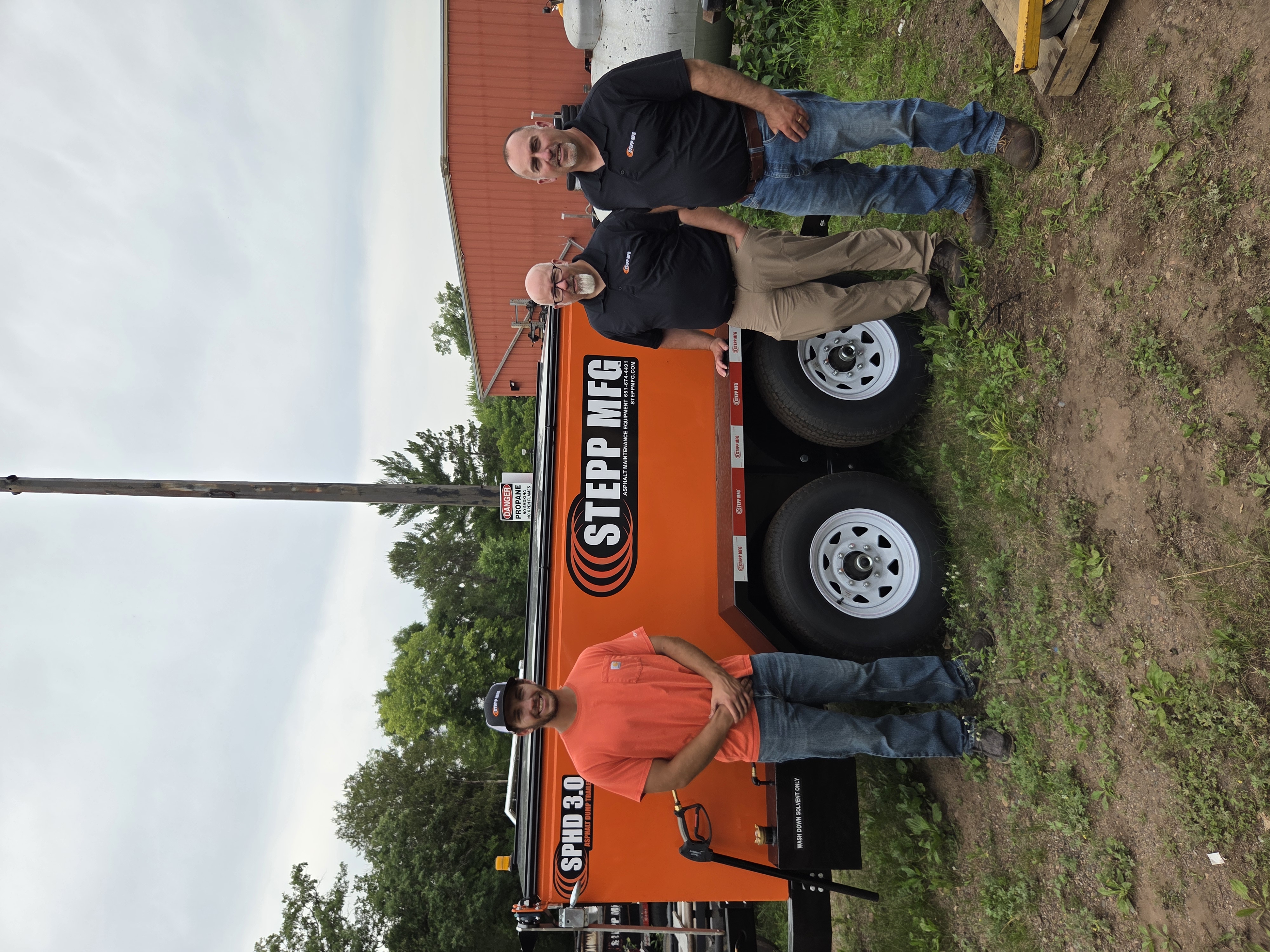 Ty Stepp with equipment