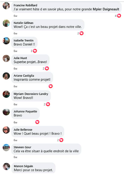 Réactions citoyennes