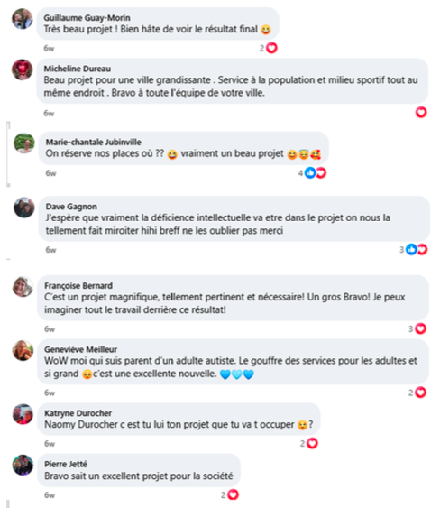 Réactions citoyennes
