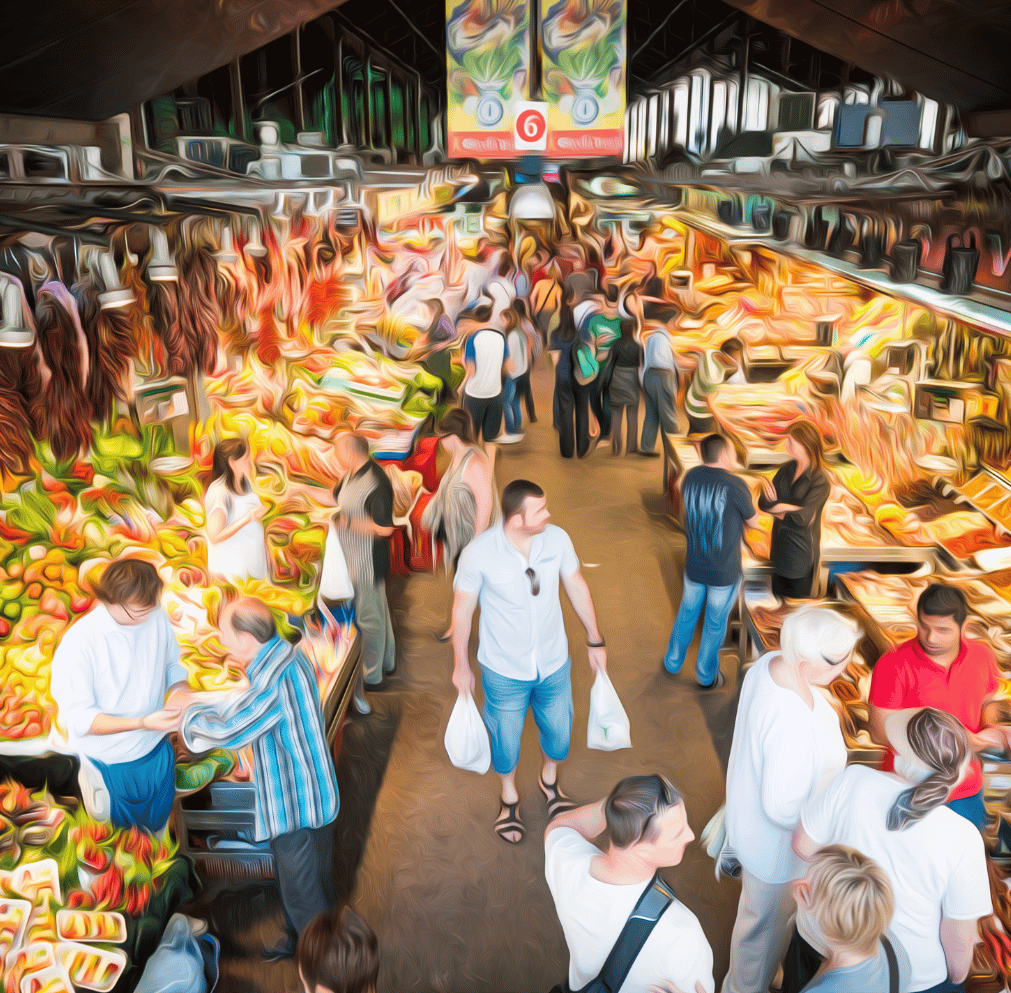 Fisherman's Village Friday night market in Bophut, Koh Samui
