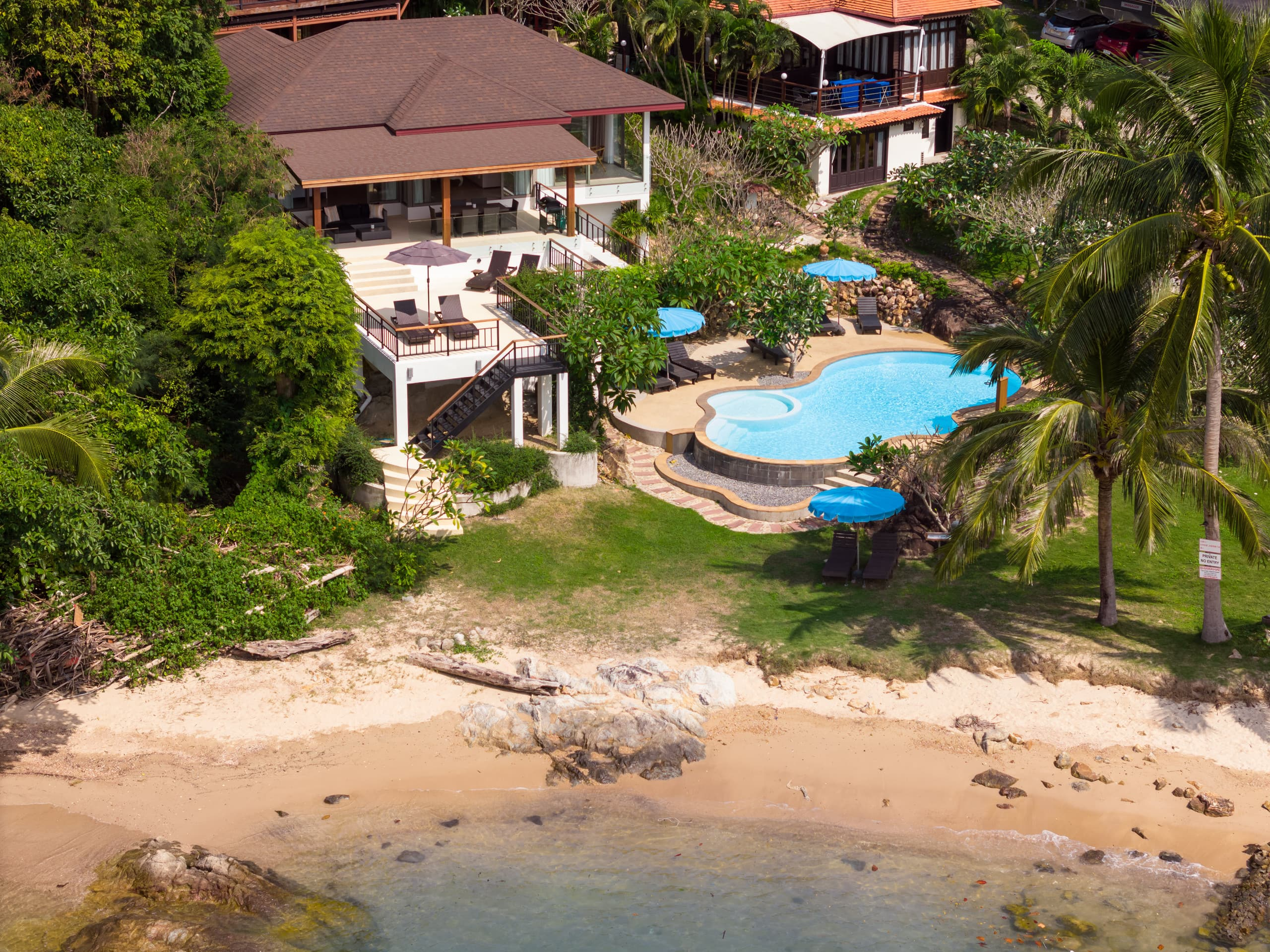 Villa Bellissimo — long term beachfront rental villa on Koh Samui