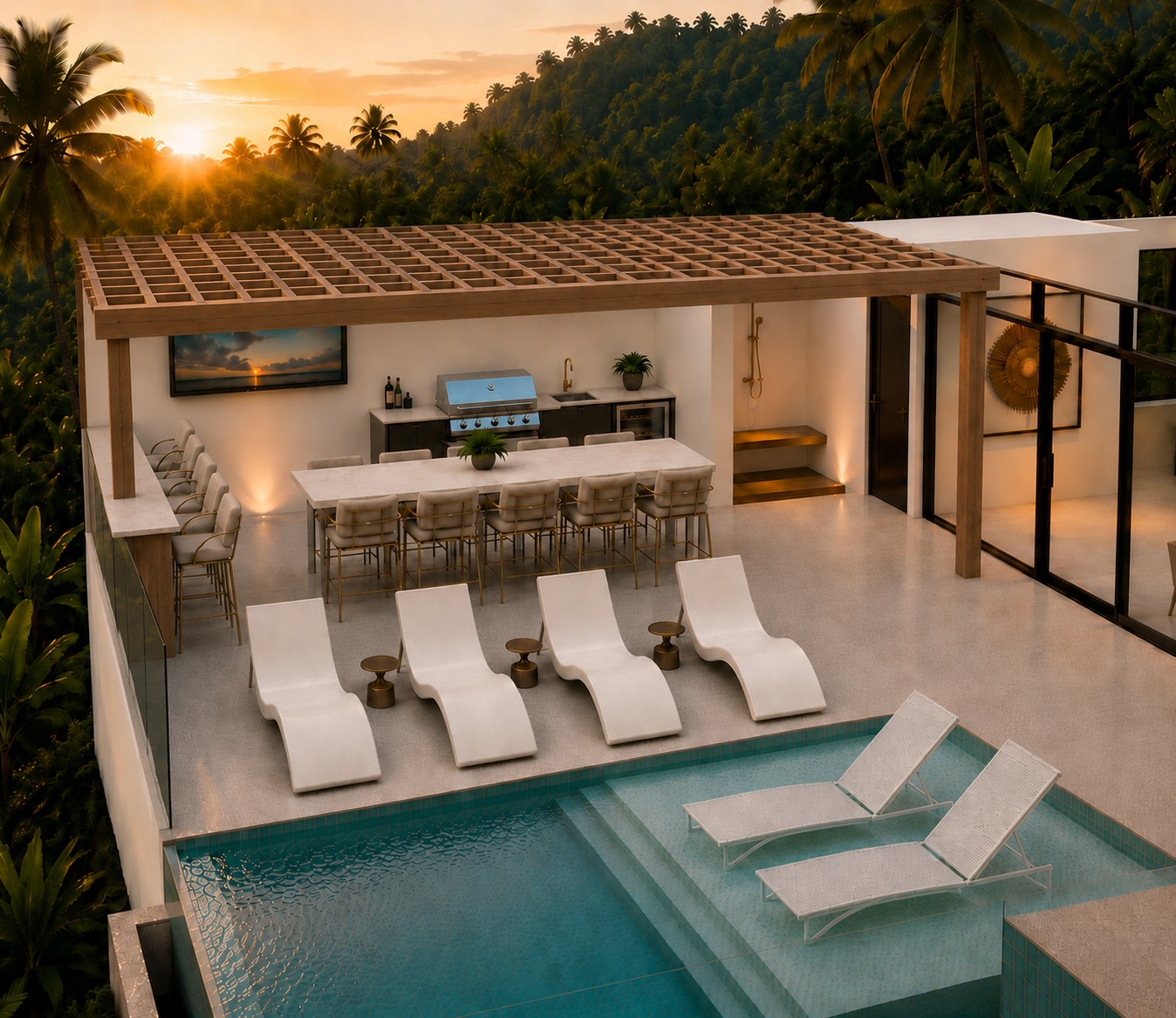 Lamai 1 upcoming four bedroom holiday villa in Koh Samui