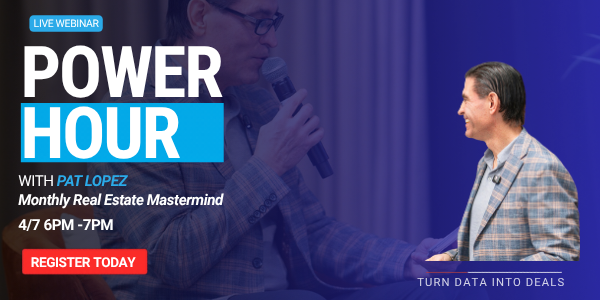 Free Real Estate Mastermind : Power Hour With Pat Lopez