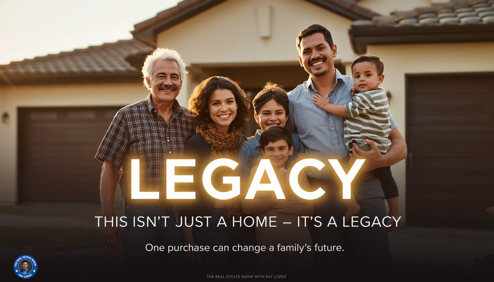 Latino family celebrating homeownership with real estate professional in front of a new house representing growth and opportunity Latino family celebrating homeownership with real estate professional in front of a new house representing growth and opportunity