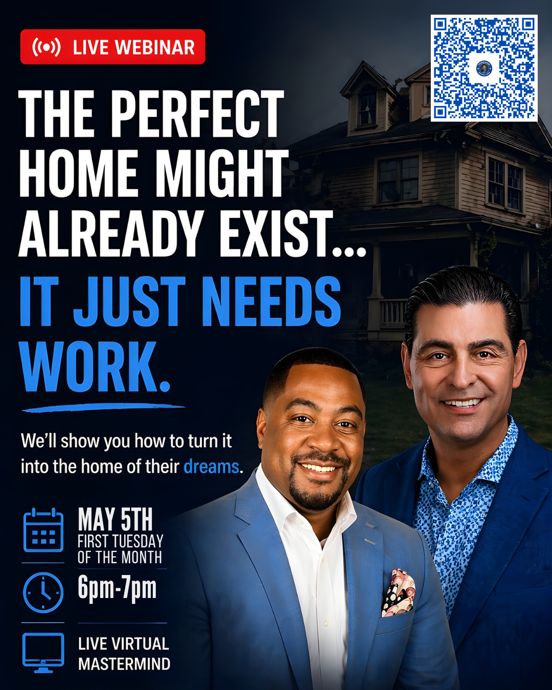 flyer for live webinar about 203k loans flyer for live webinar about 203k loans