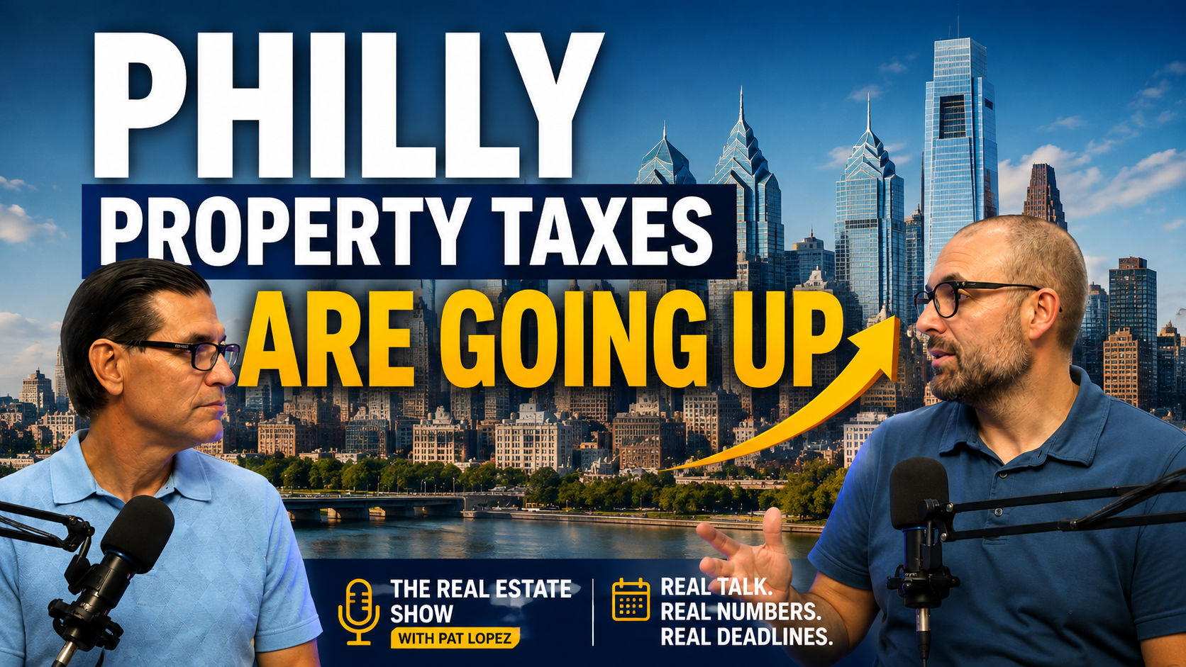 Infographic featuring Pat Lopez and Philadelphia real estate attorney Alan Nochumson discussing Philadelphia property tax hikes and assessment appeals. Infographic featuring Pat Lopez and Philadelphia real estate attorney Alan Nochumson discussing Philadelphia property tax hikes and assessment appeals.