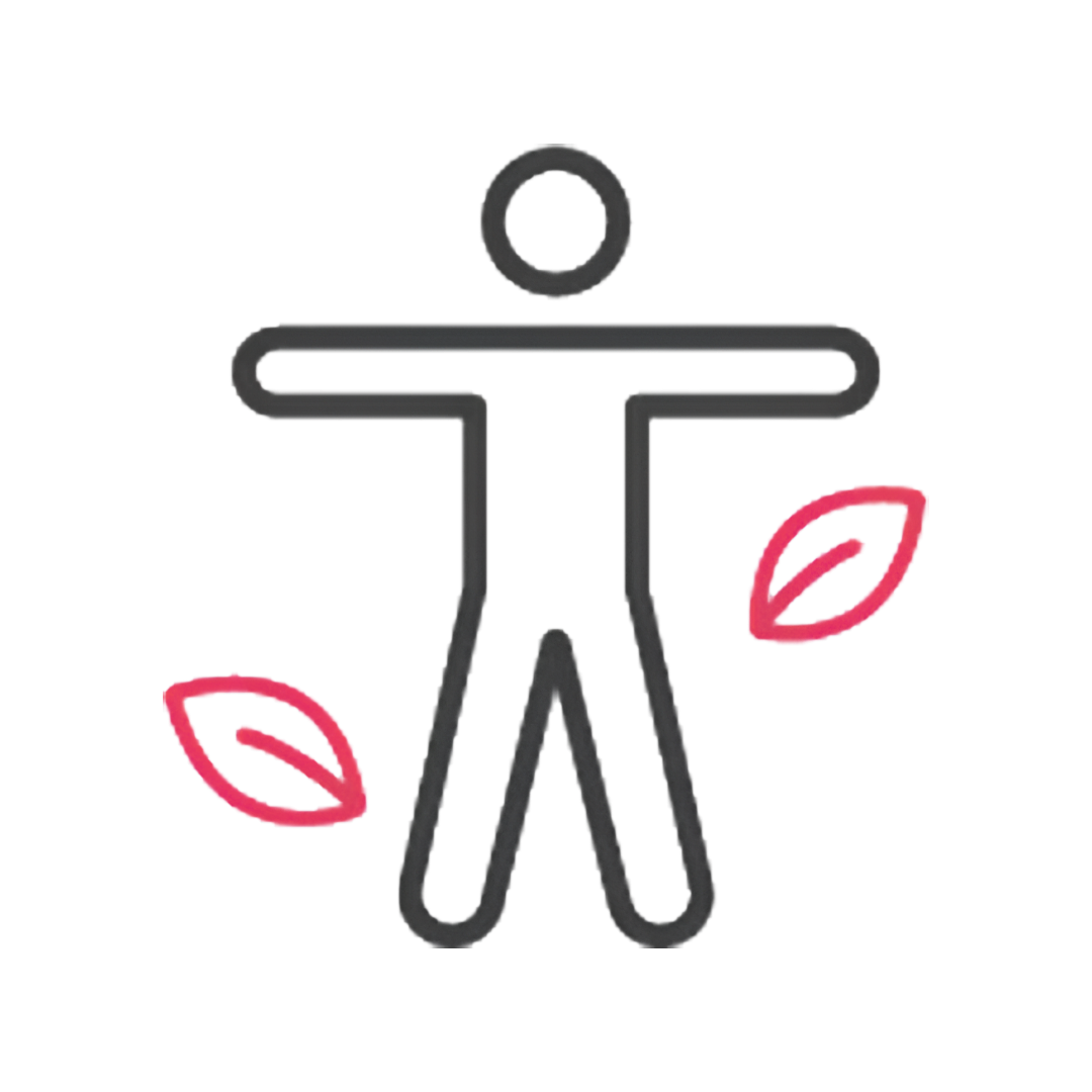 Icono de relajación de cuerpo completo