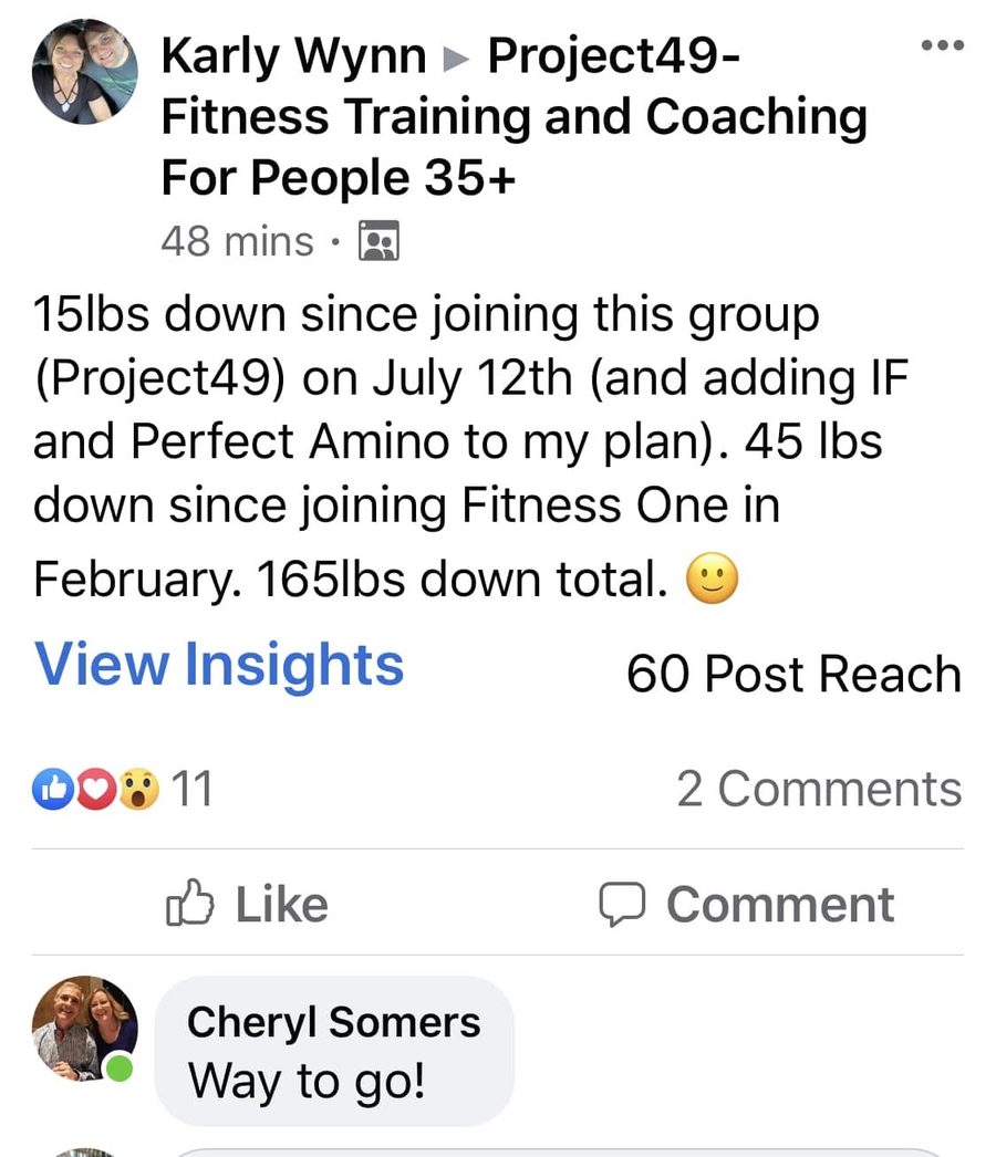 Built To Last member message about their results
