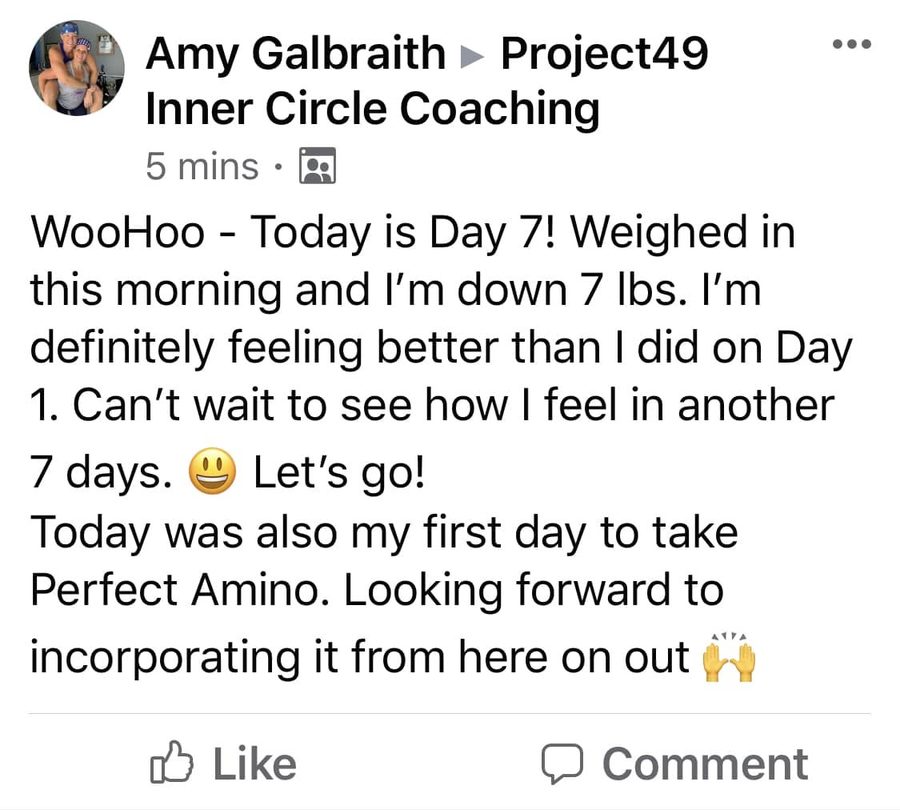 Built To Last member message about their results