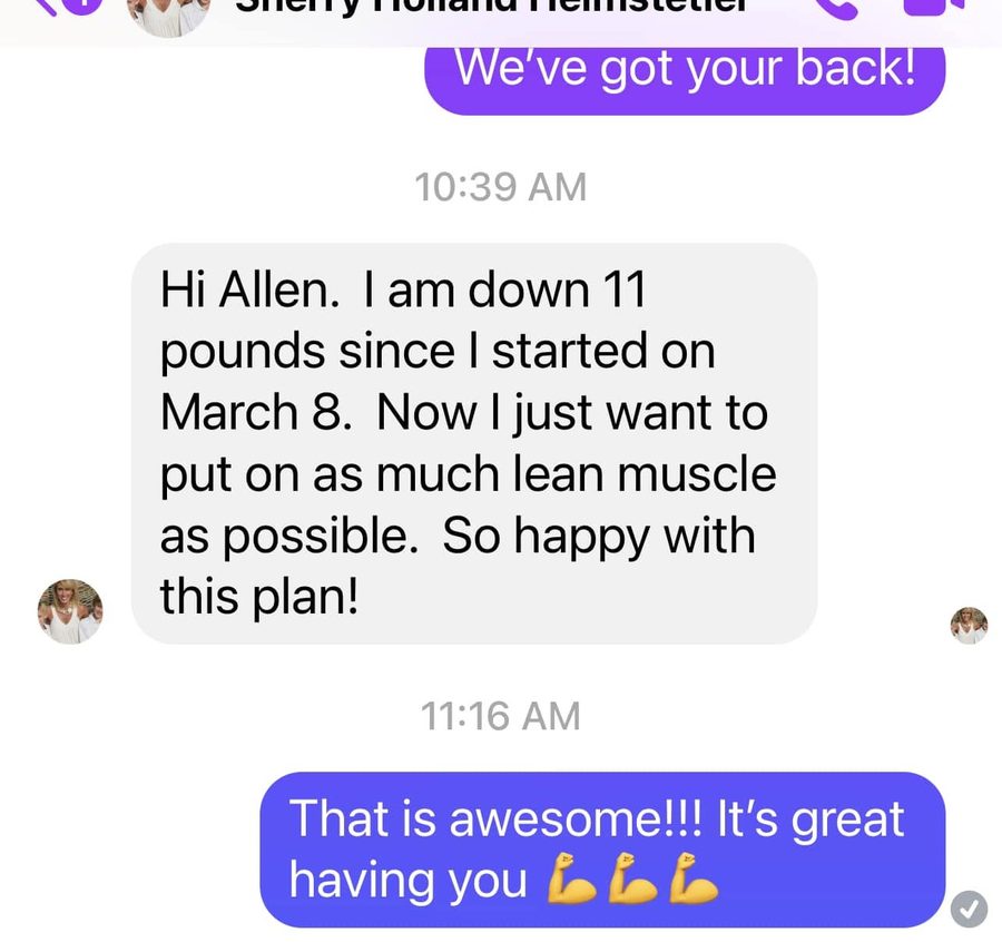 Built To Last member message about their results