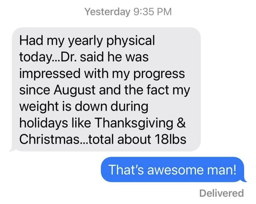 Built To Last member message about their results