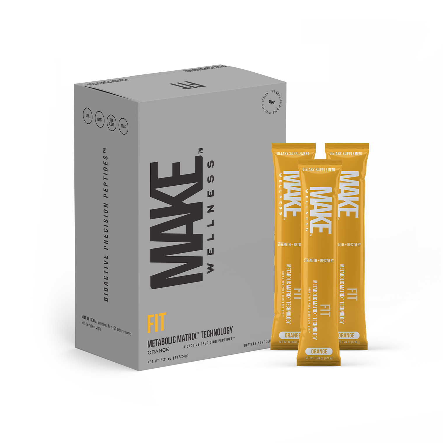 FIT’s Metabolic Matrix boosts energy and muscle performance for everyone—from athletes to busy parents. It supports muscle protein synthesis, speeds up strength recovery, reduces fatigue, enhances endurance, and helps maintain muscle function and cellular energy as you age.