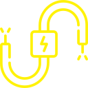 Icon representing EV panel and wiring upgrade services for safe and efficient charging