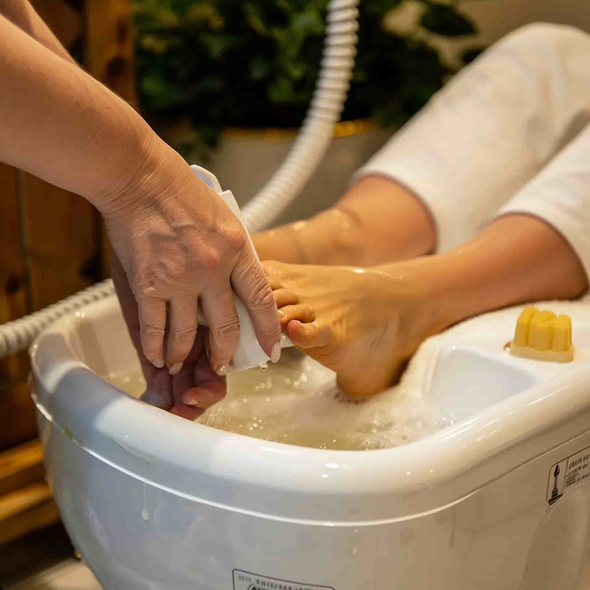 Ionic Detox Foot Baths at Level Up Wellness in Southern Utah.