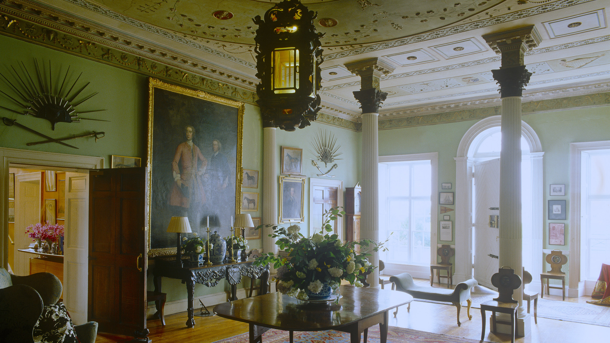 Hall - Glin Castle - Limerick Ireland