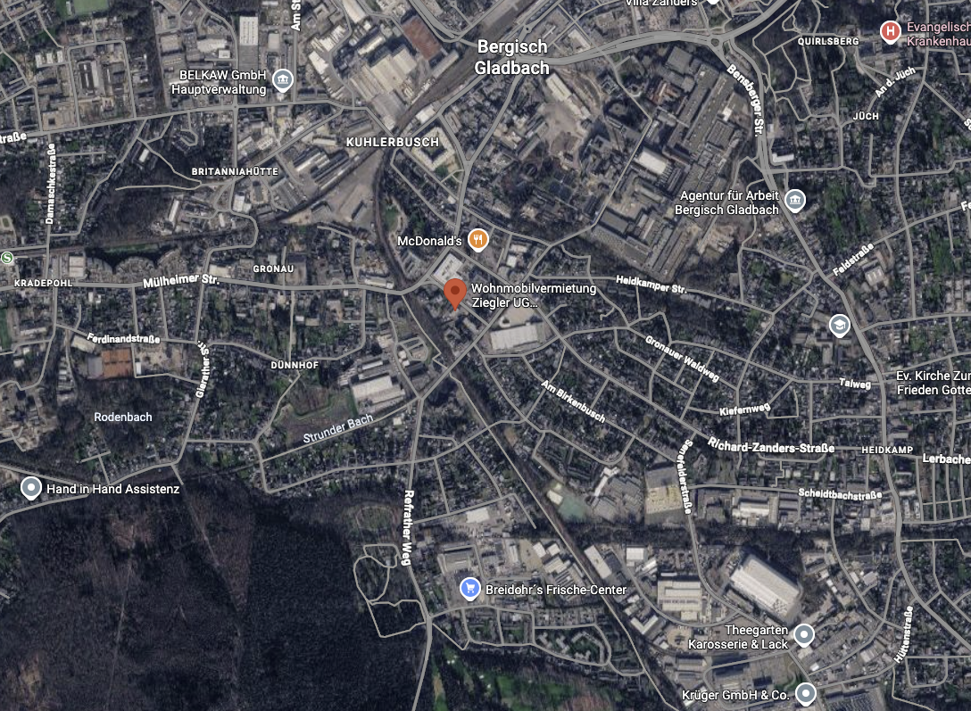 Standort auf Google Maps öffnen