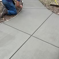 Completed concrete delivery result
