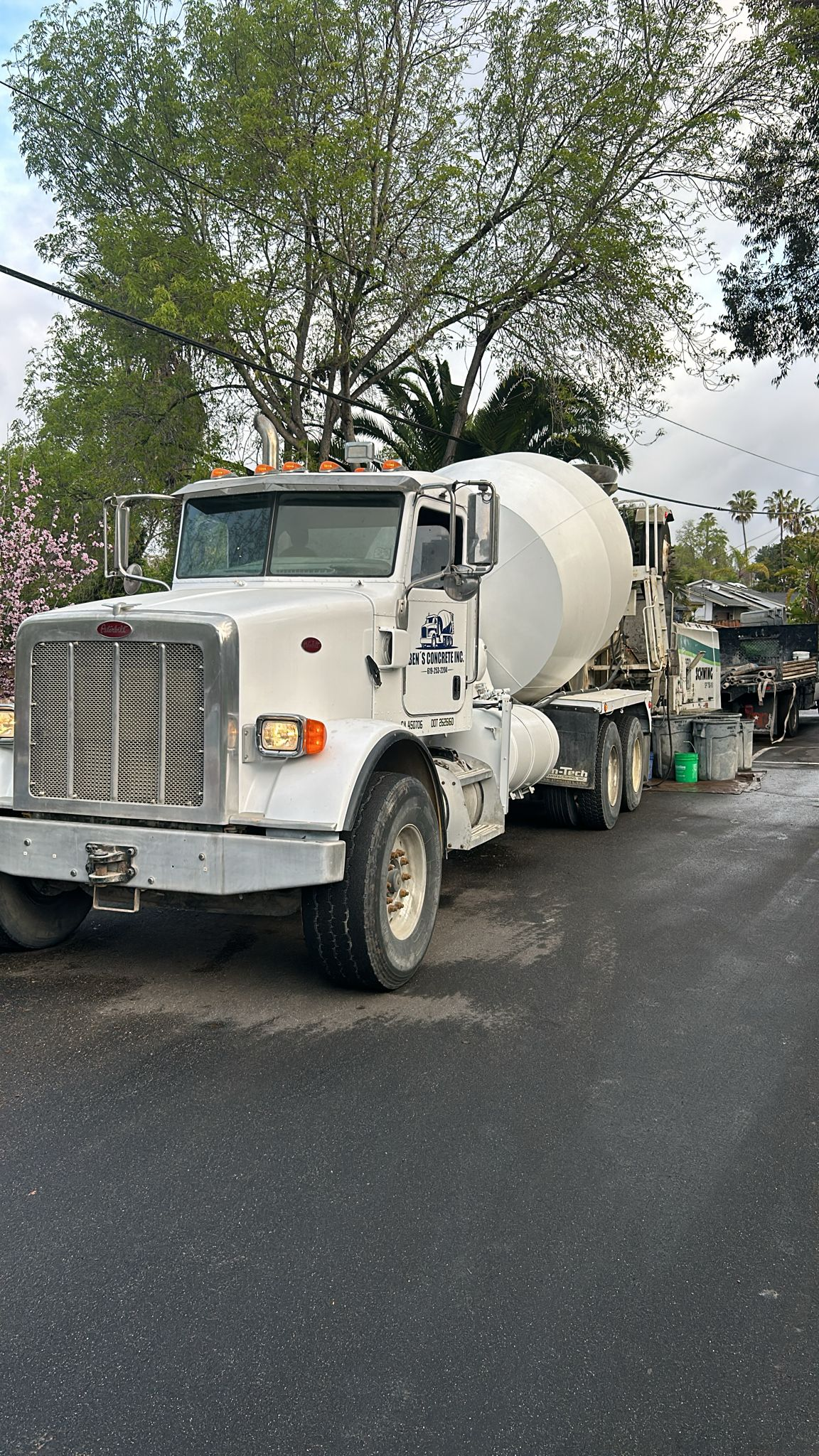 Ben’s Concrete ready-mix truck
