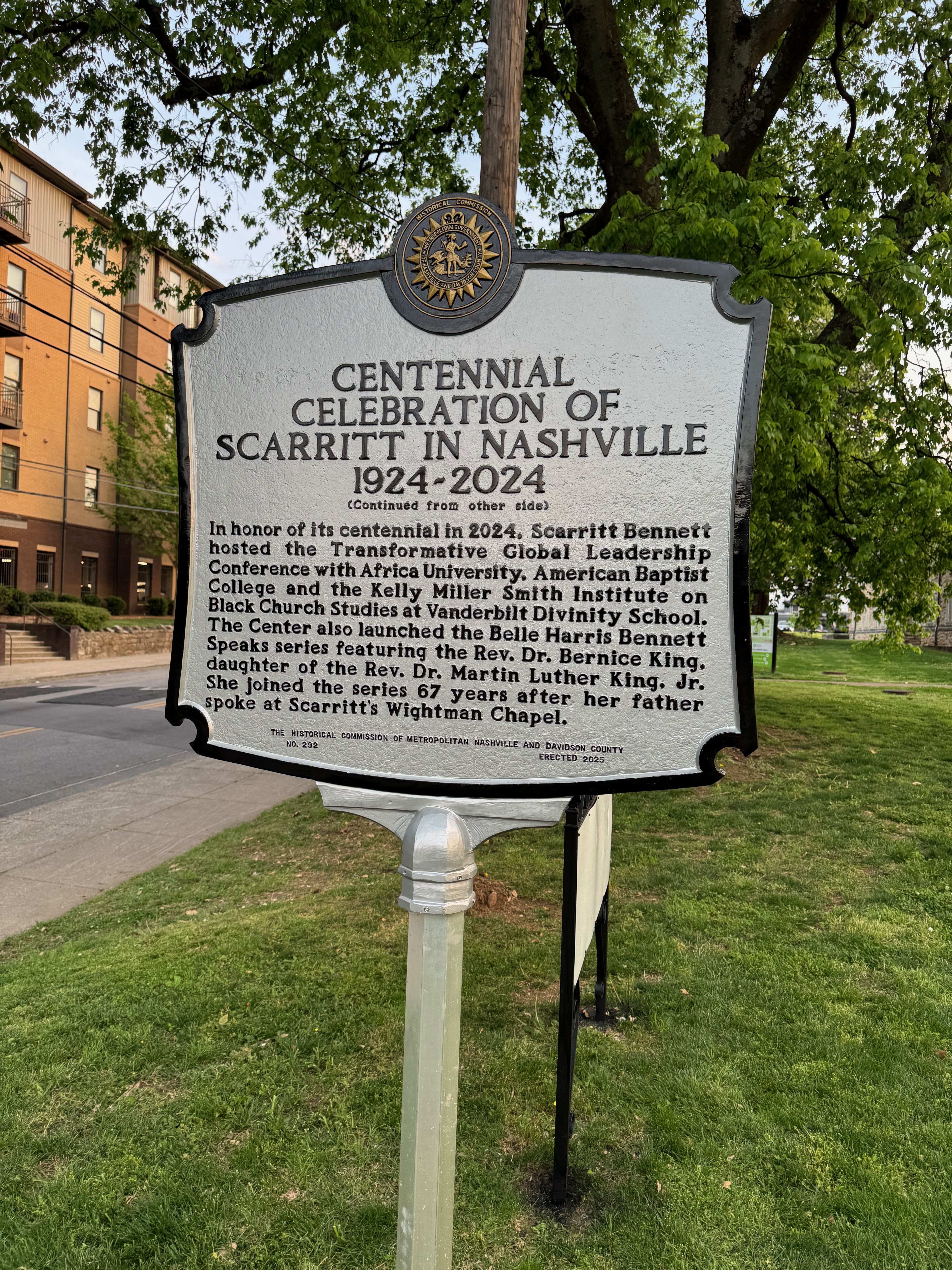 Back side of marker