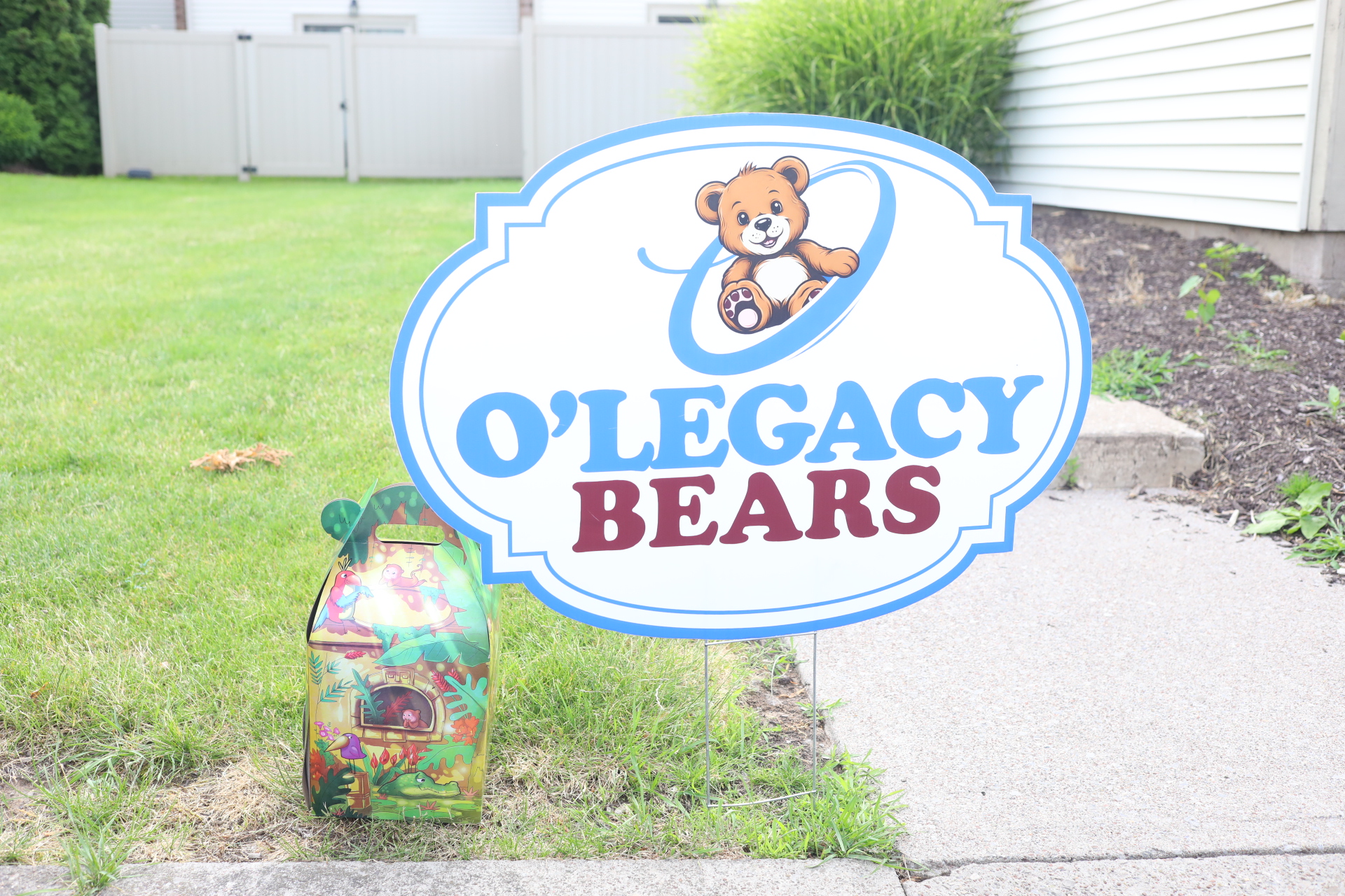 O’Legacy Bears branded mobile display