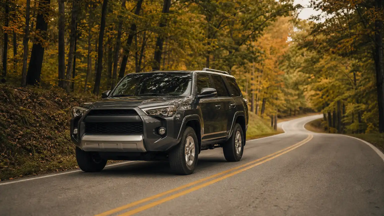 Toyota 4Runner on a Kentucky road in fall