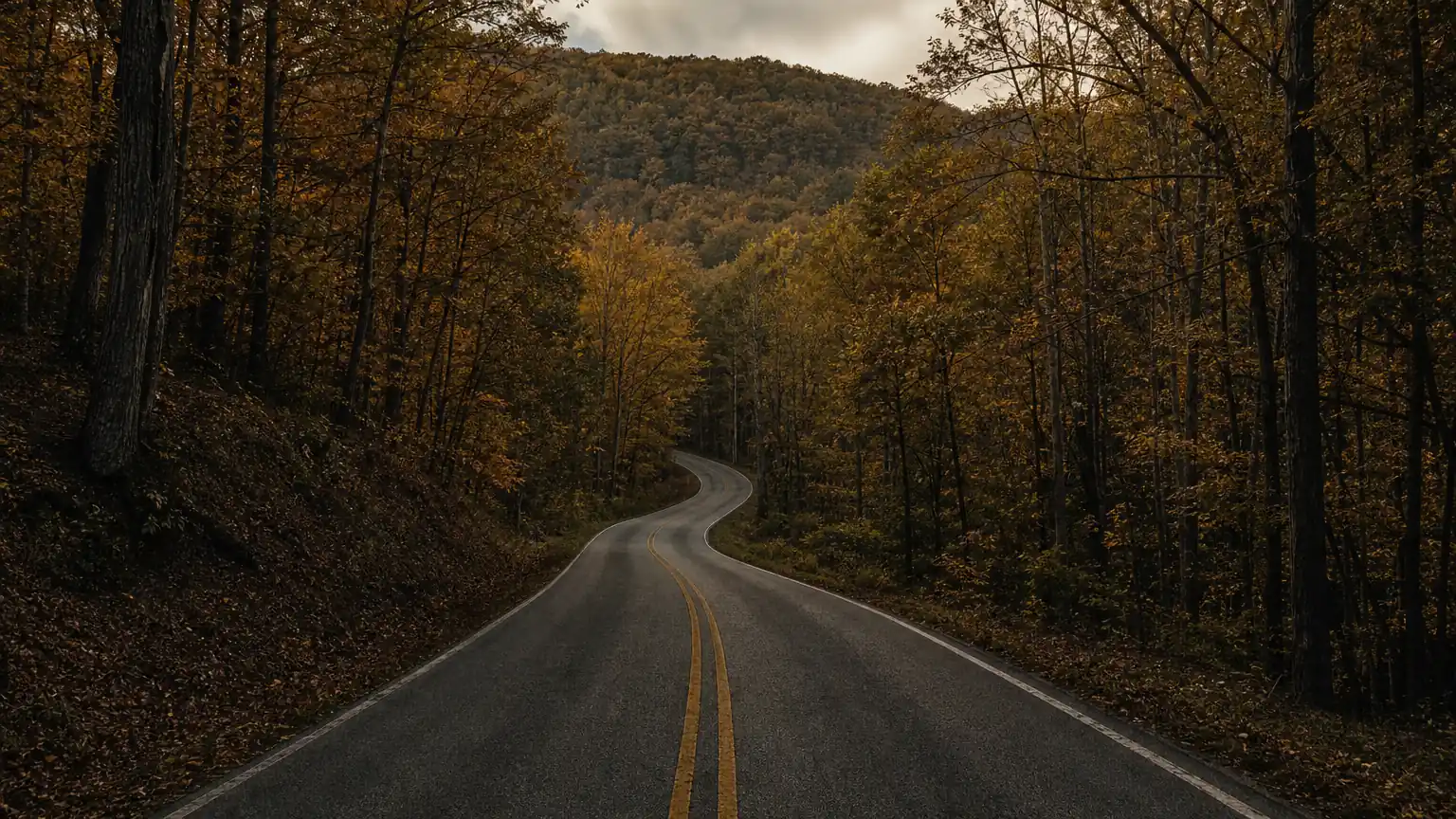 Wooded knobs above New Albany, Indiana