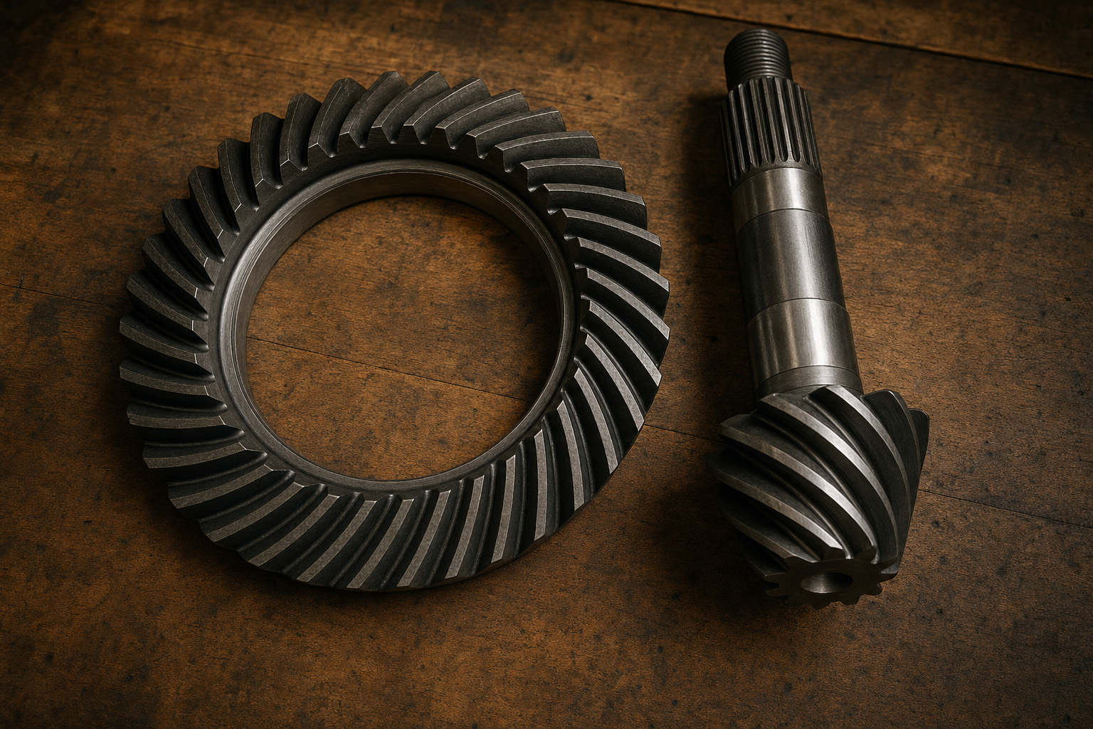 Ring and pinion gear set for a Jeep regear