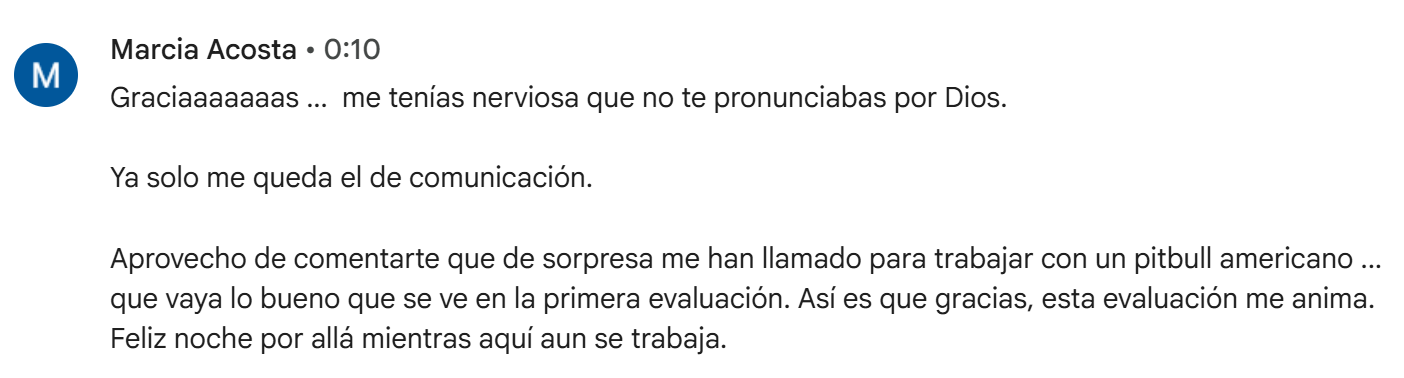 Testimonio