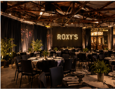 ROXY's interior event space