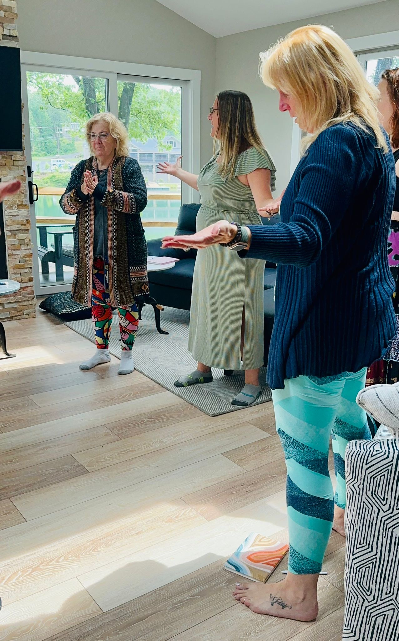 Women experiencing release with Brenda Kiss