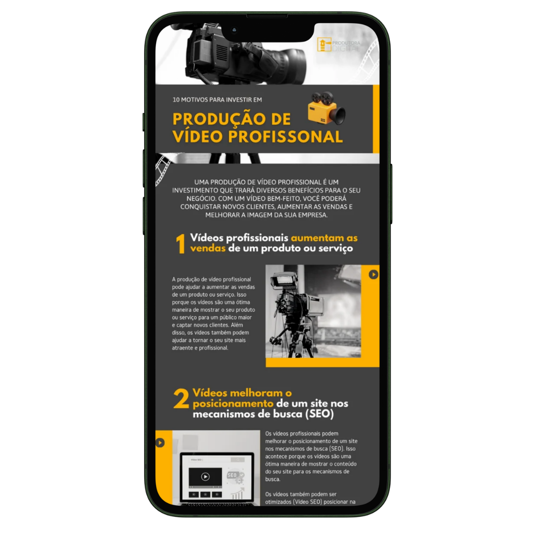 Produção de vídeo