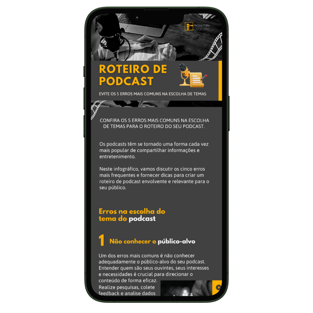 Roteiro de Podcast