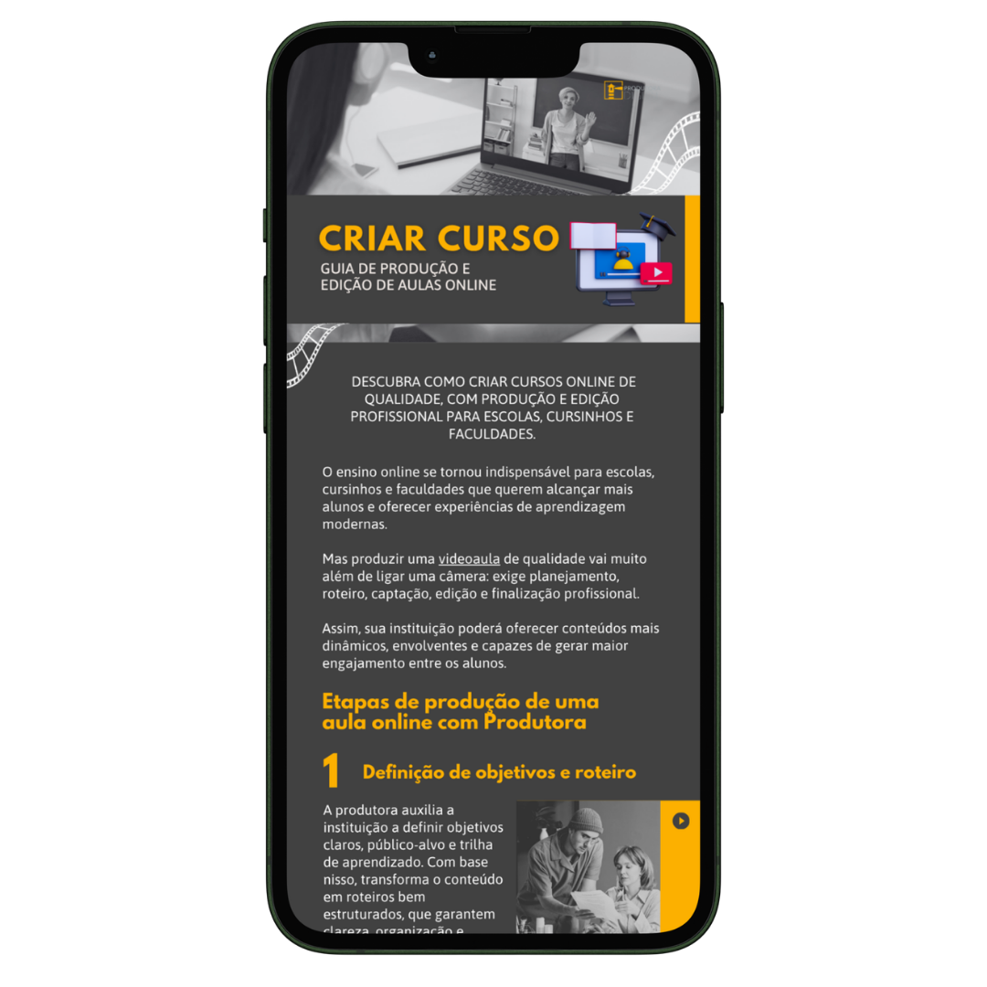 Criar curso
