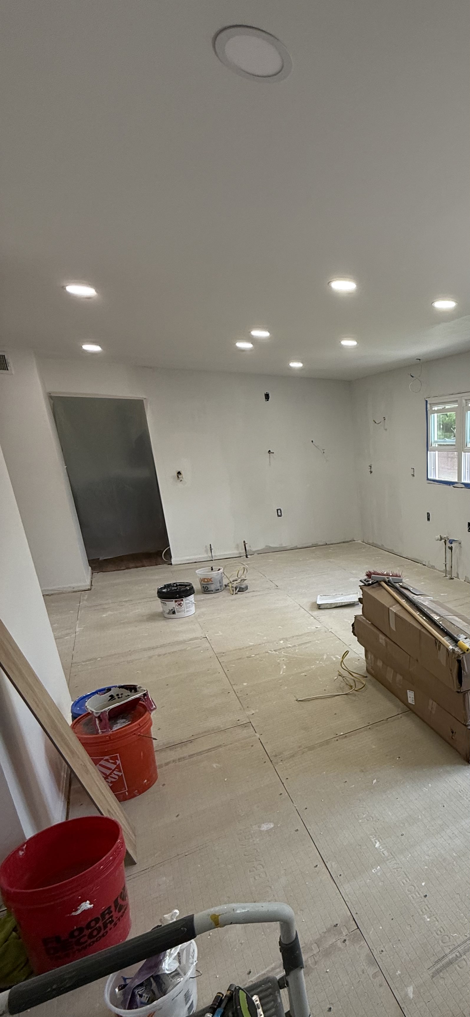 Flooring installation project in Baltimore, MD