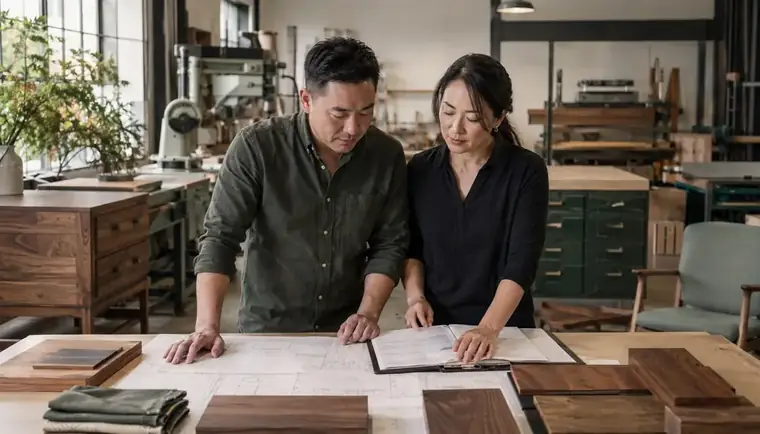 Workshop owners planning an investment