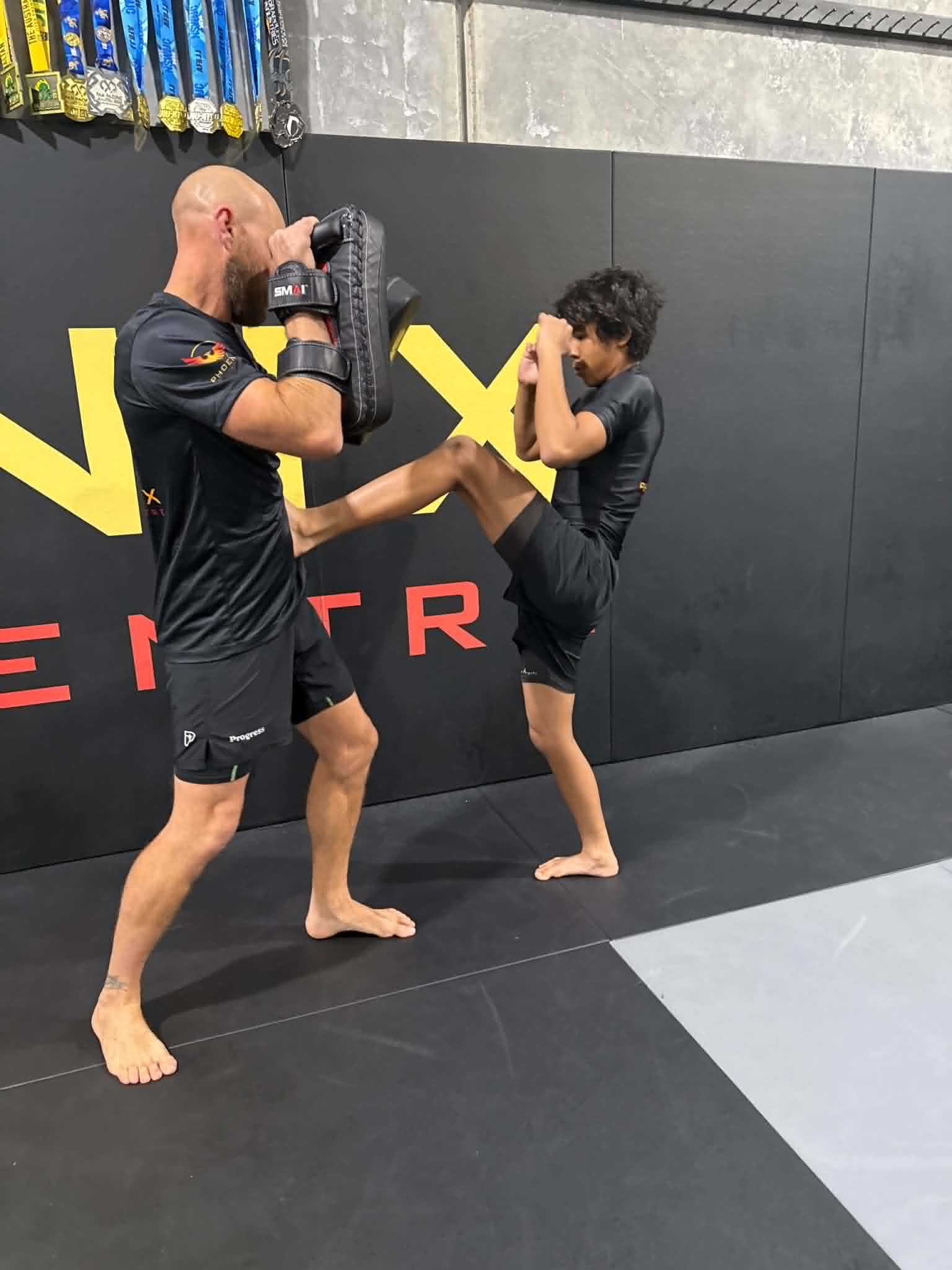 Muay Thai instruction at Phoenix Training Centre