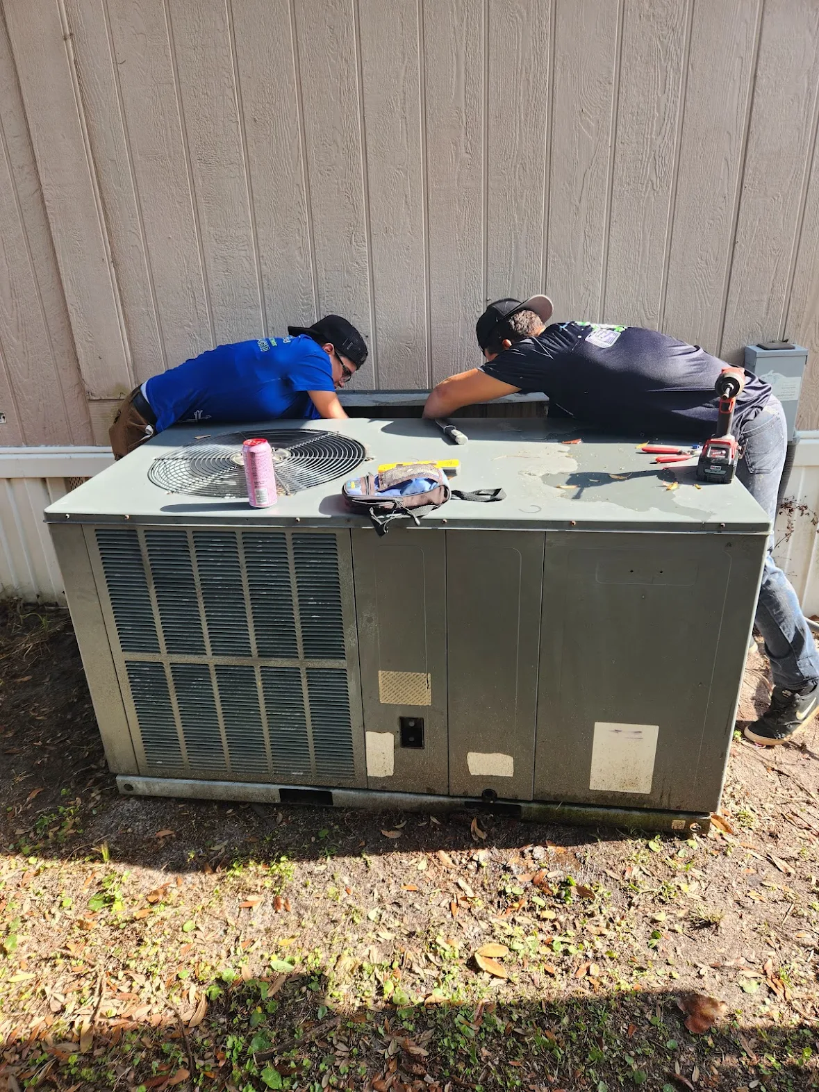 New AC system installed by Schroyer