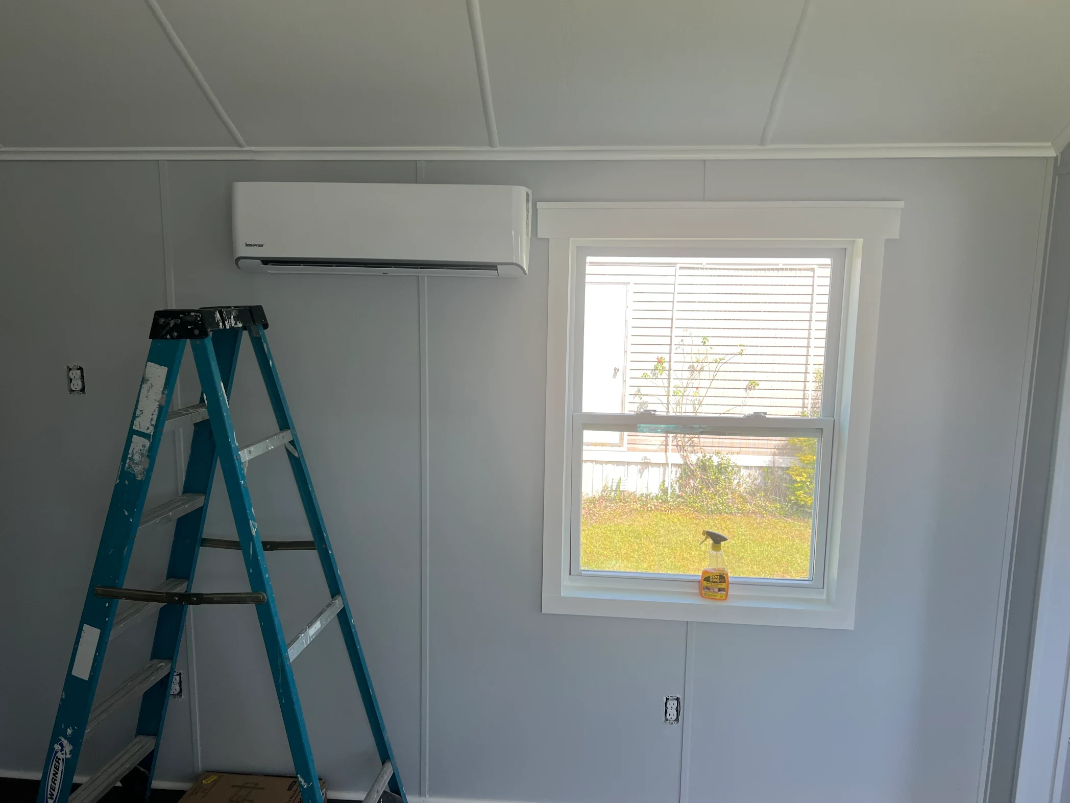 Clean HVAC installation by Schroyer