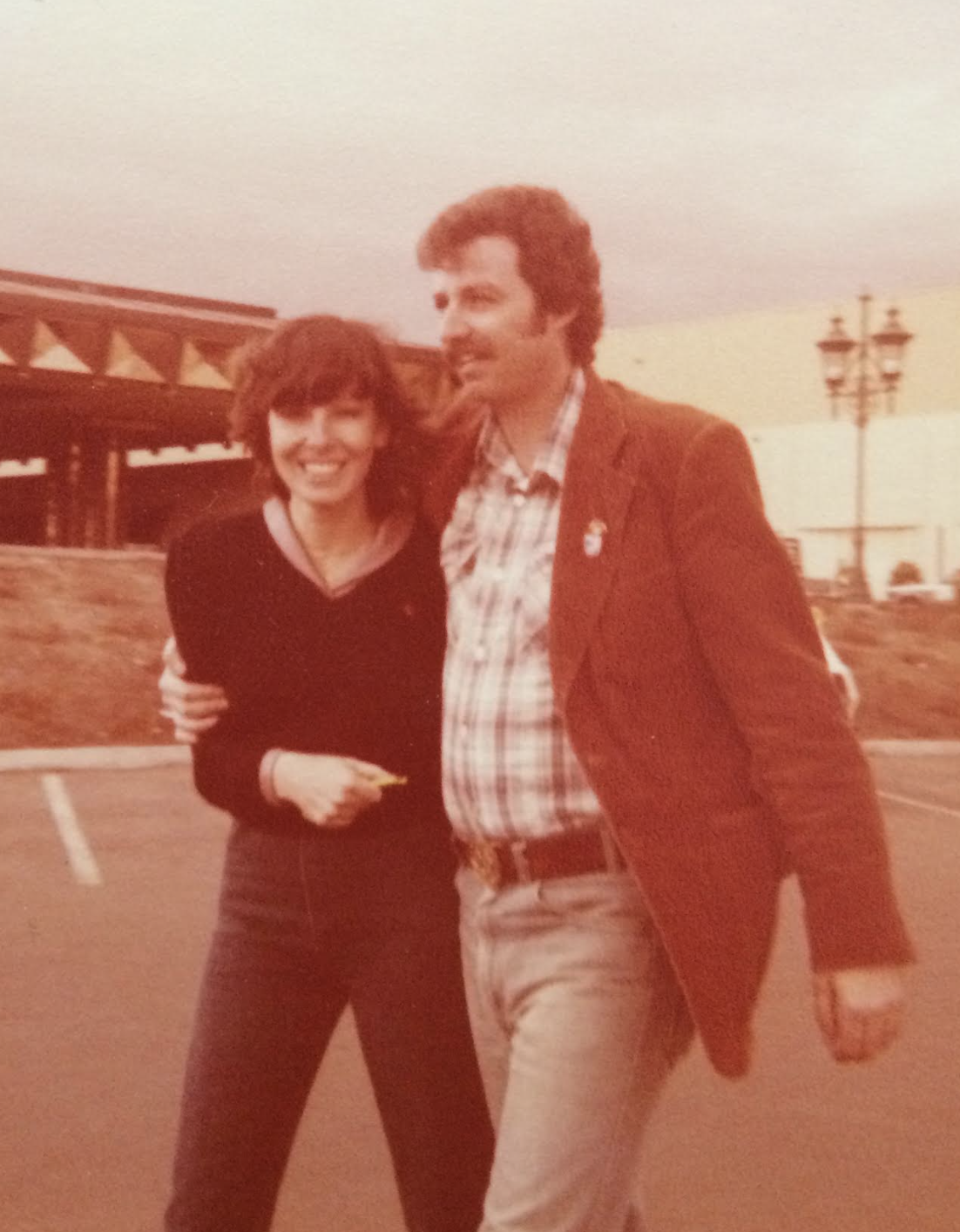 Michael and Joy together shortly after they met