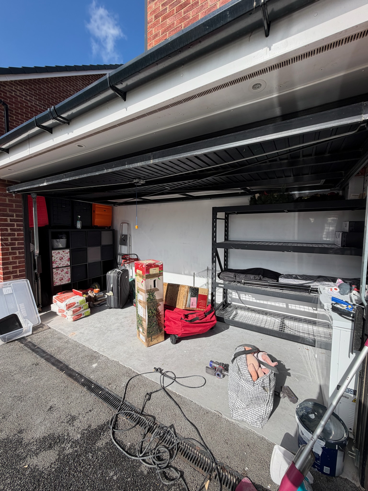 Garage conversion in Chorley with a dedicated storage area retained at the front behind the original garage door for household belongings and equipment. Garage conversion in Chorley with a dedicated storage area retained at the front behind the original garage door for household belongings and equipment.