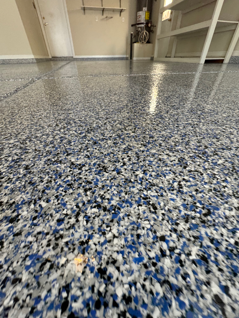 Garage floor coating
