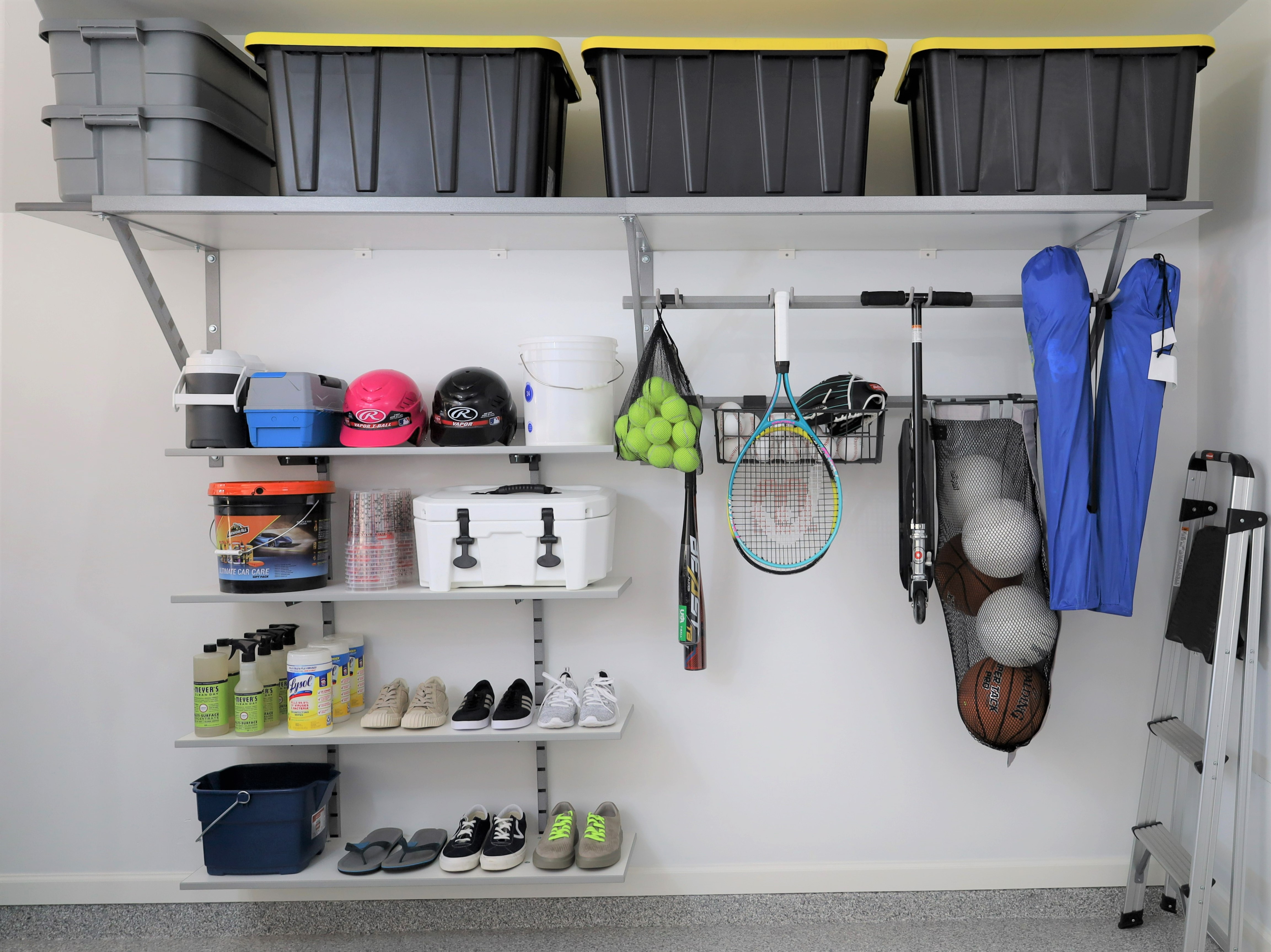 Shelving and slatwall