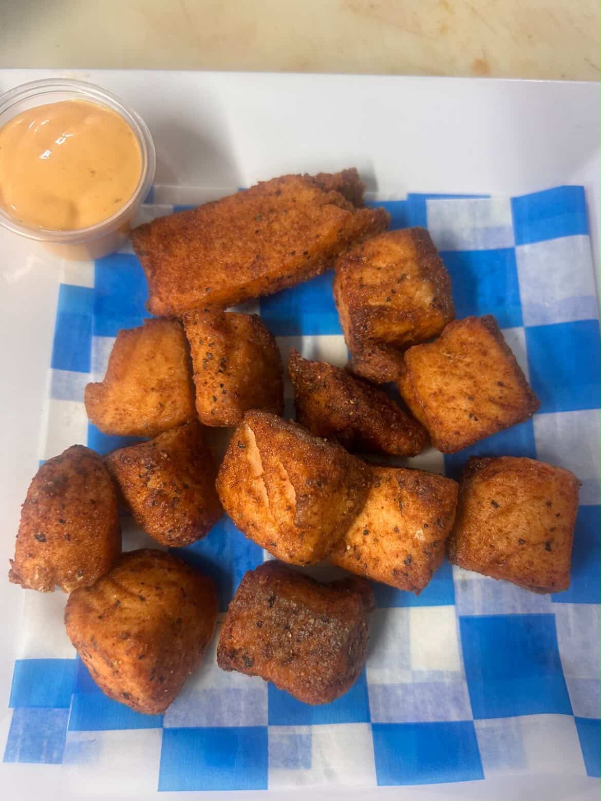Crispy Fried Seafood Nuggets