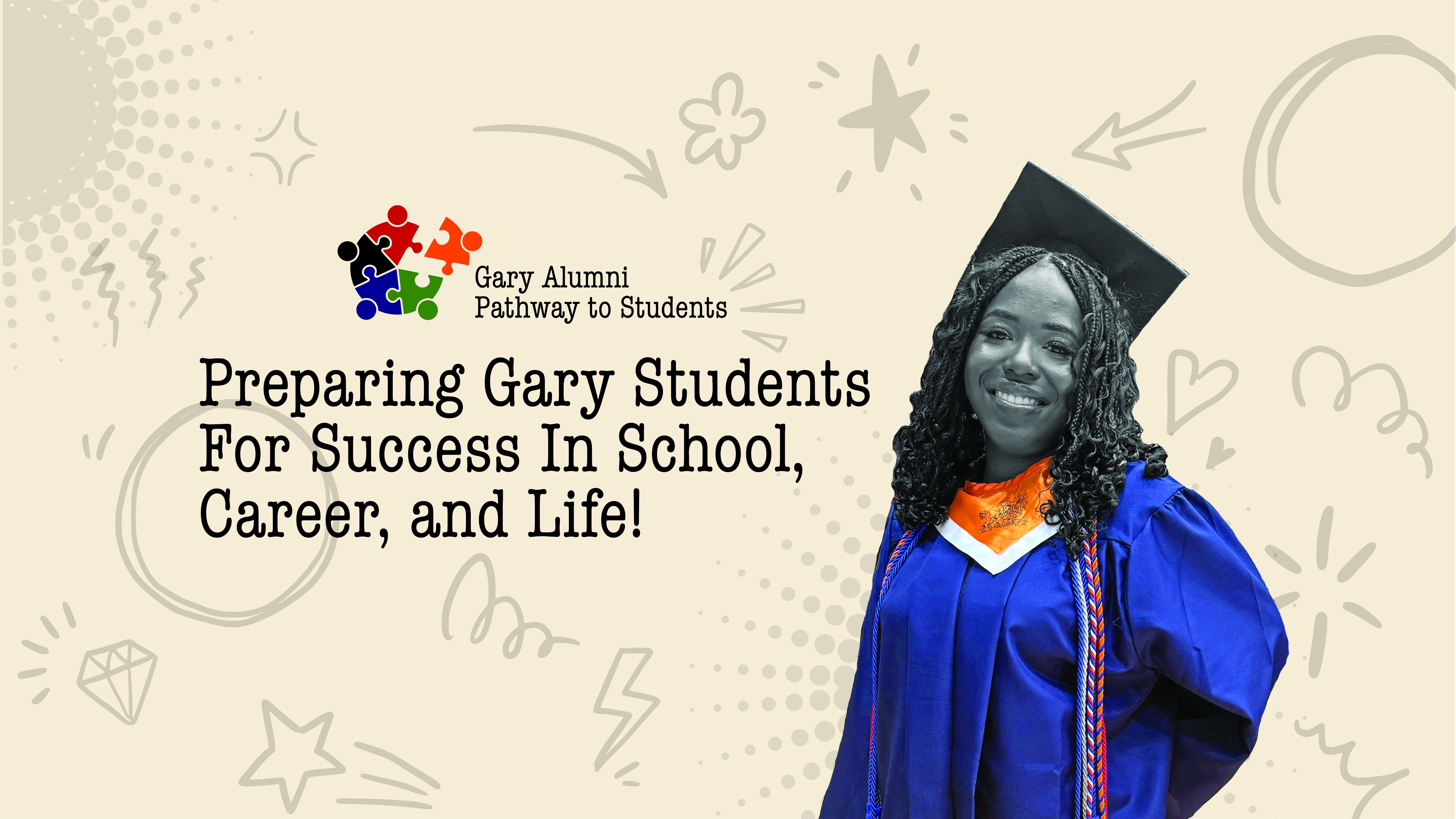Gary Alumni Pathway to Students logo