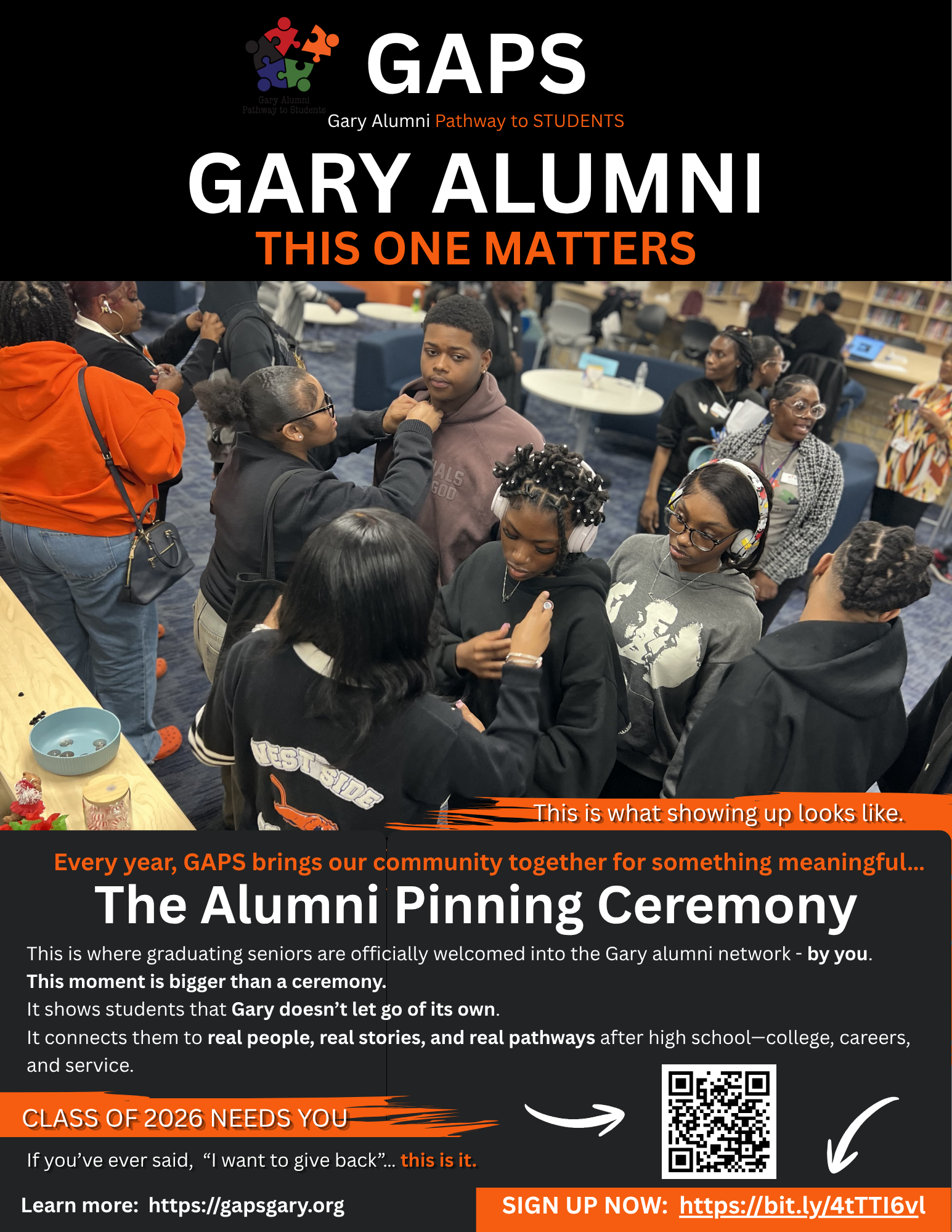 Gary Alumni: Volunteer for the Class of 2026