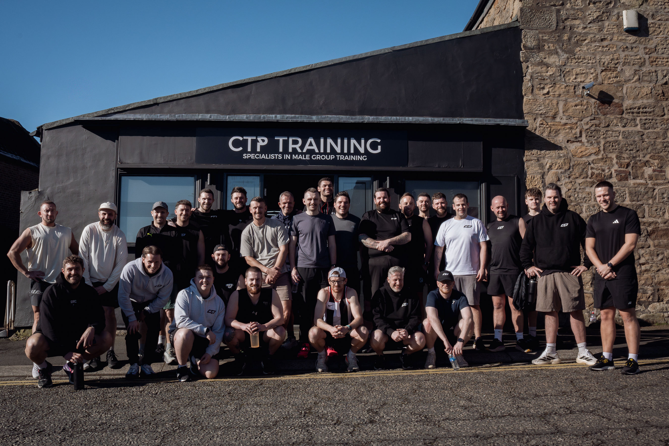 CTP Training members outside the gym in Morpeth