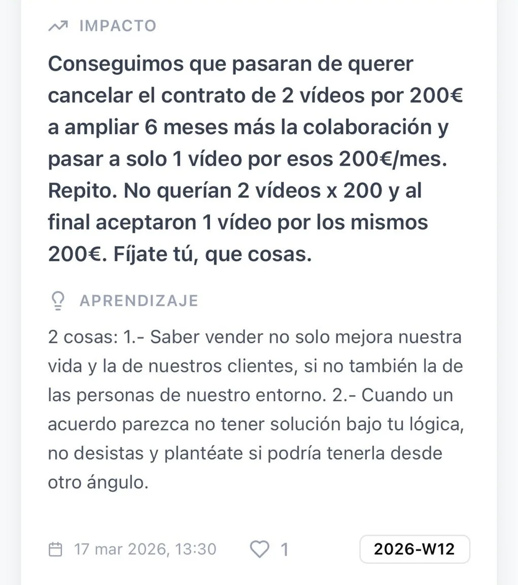 Testimonio cliente Sales University