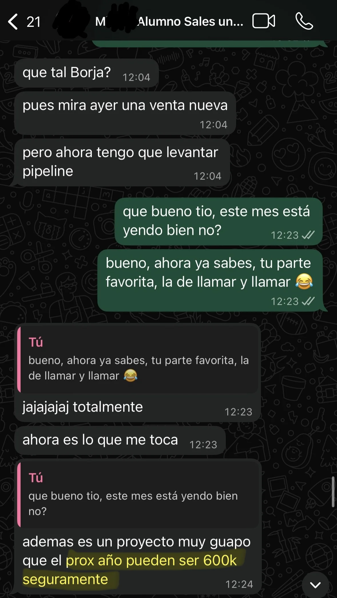 Testimonio cliente Sales University